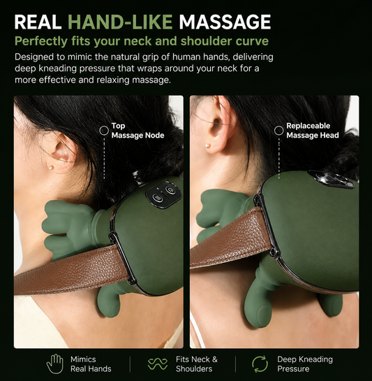 Wireless Heated Neck & Body Massager