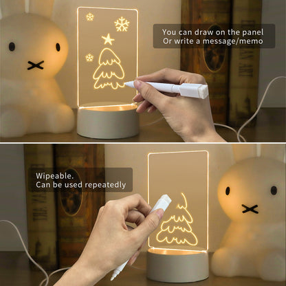 LED-Lichtnotiztafel – USB-Schreibtischleuchte mit Schreibfunktion