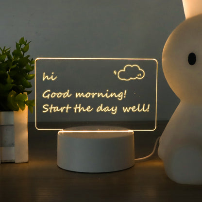 LED-Lichtnotiztafel – USB-Schreibtischleuchte mit Schreibfunktion