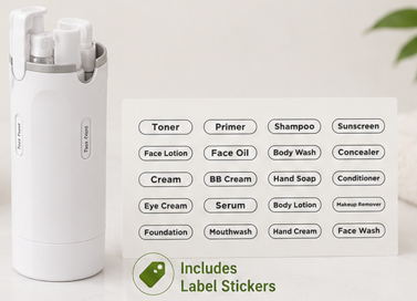 Portable 4-in-1 Travel Toiletry Bottle