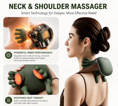 Trådløs Opvarmet Hals- og Kropsmassager